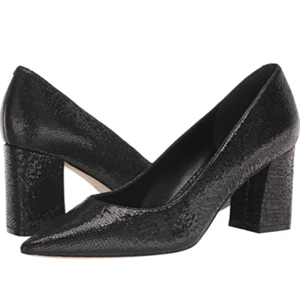 Marc Fisher Zala Block Heel Pointy Toe Pump - image 2